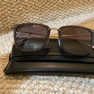 Isabel Marant Black and Gold Sunglasses